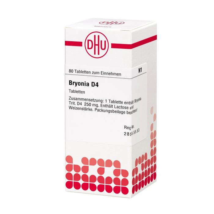 DHU Bryonia D4 Tabletten, 80 St. Tabletten