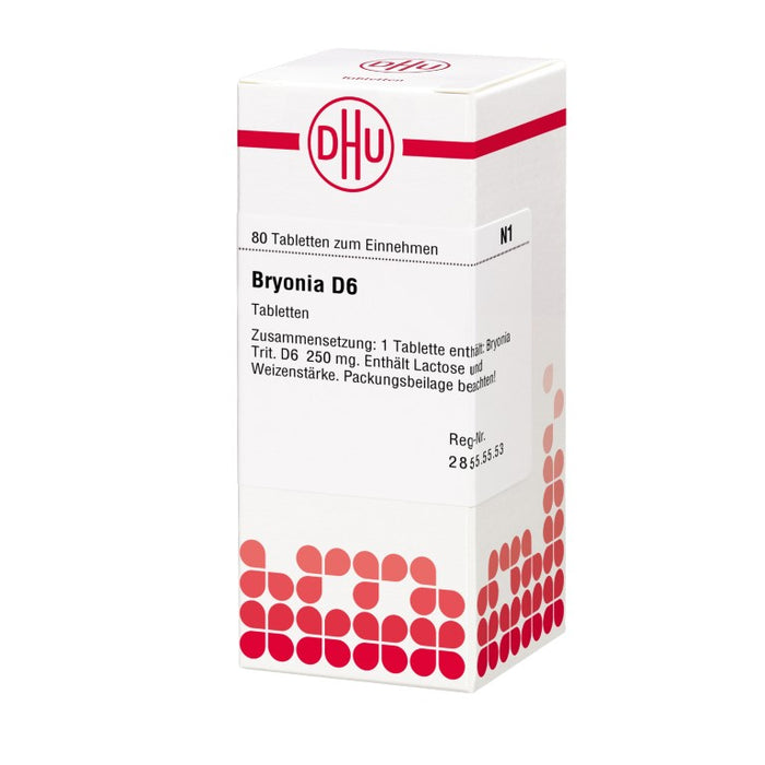 DHU Bryonia D6 Tabletten, 80 pc Tablettes