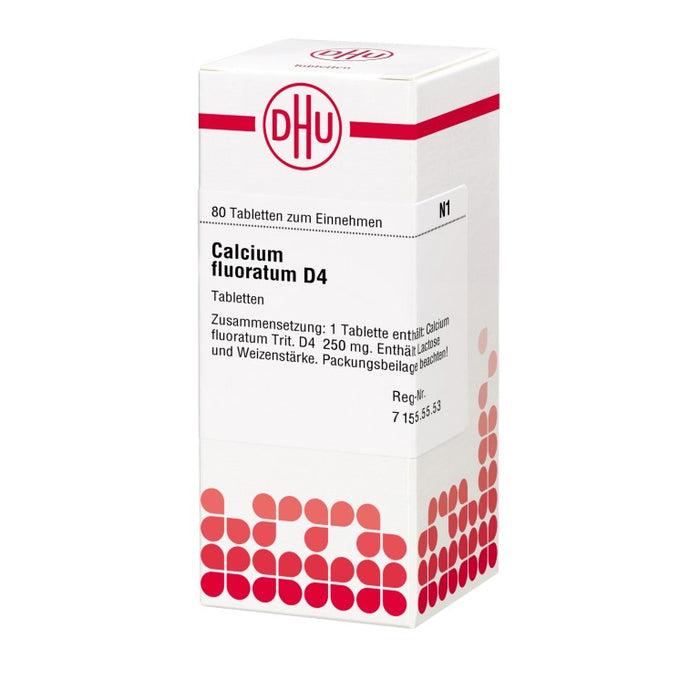 DHU Calcium fluoratum D4 Tabletten, 80 pc Tablettes