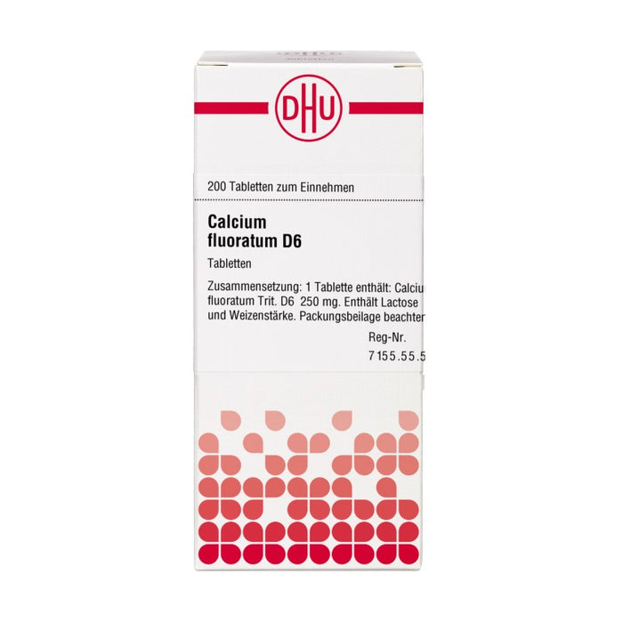 DHU Calcium fluoratum D6 Tabletten, 200 St. Tabletten