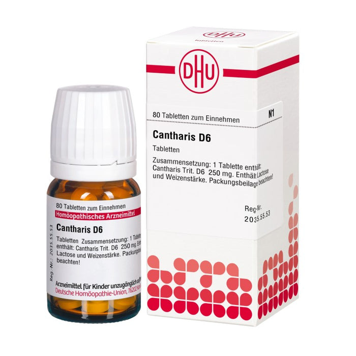 DHU Cantharis D6 Tabletten, 80 pcs. Tablets