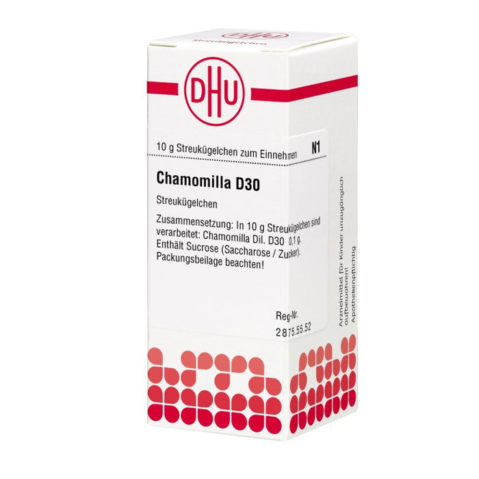 DHU Chamomilla D30 Streukügelchen, 10 g Globules