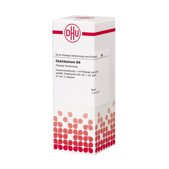 DHU Chelidonium D4 Dilution, 20 ml Lösung