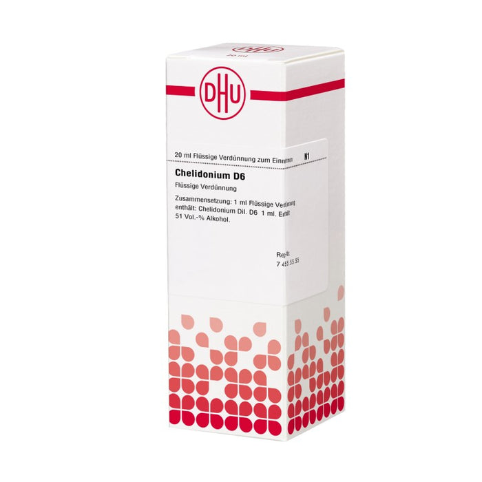 DHU Chelidonium D6 Dilution, 20 ml Lösung