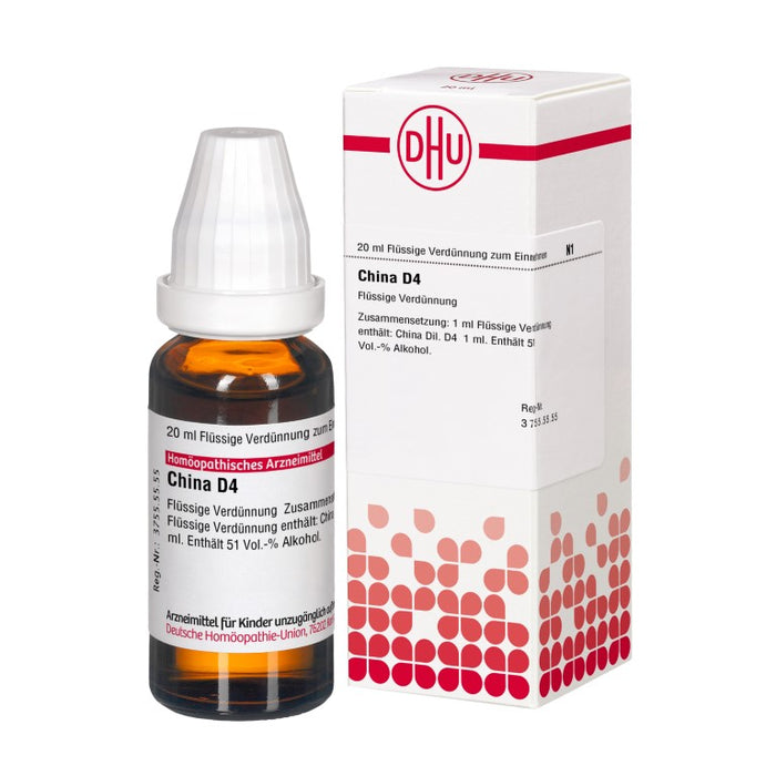 DHU China D4 Dilution, 20 ml Lösung