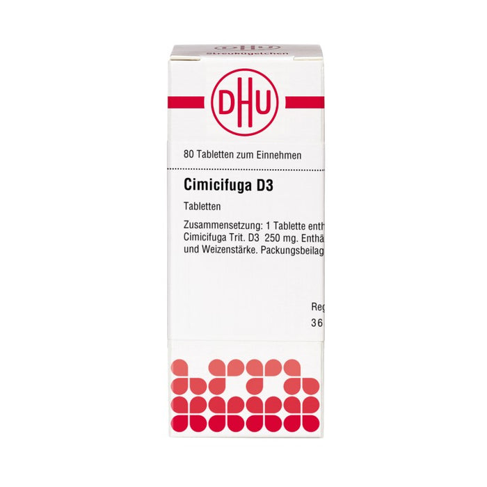 Cimicifuga D3 DHU Tabletten, 80 St. Tabletten