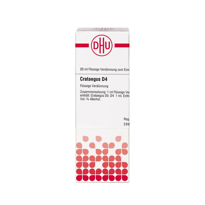 DHU Crataegus D4 Dilution, 20 ml Lösung