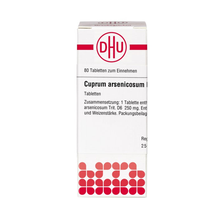 DHU Cuprum arsenicosum D6 Tabletten, 80 pcs. Tablets