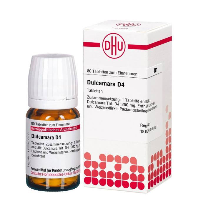 DHU Dulcamara D4 Tabletten, 80 St. Tabletten