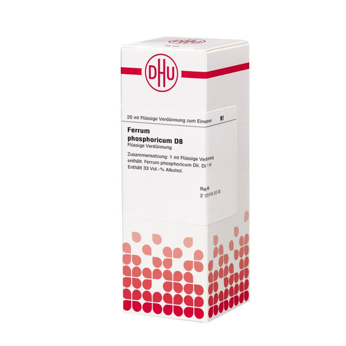 DHU Ferrum phosphoricum D8 Dilution, 20 ml Lösung