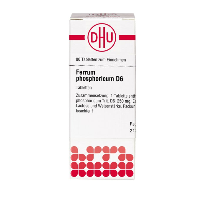 DHU Ferrum phosphoricum D6 Tabletten, 80 St. Tabletten