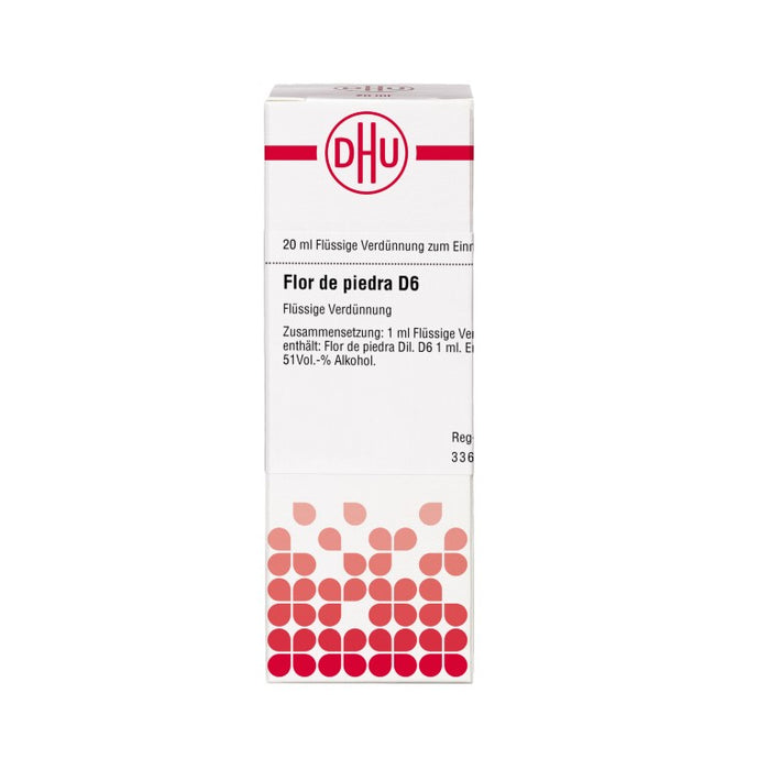 Flor de Piedra D6 DHU Dilution, 20 ml Lösung