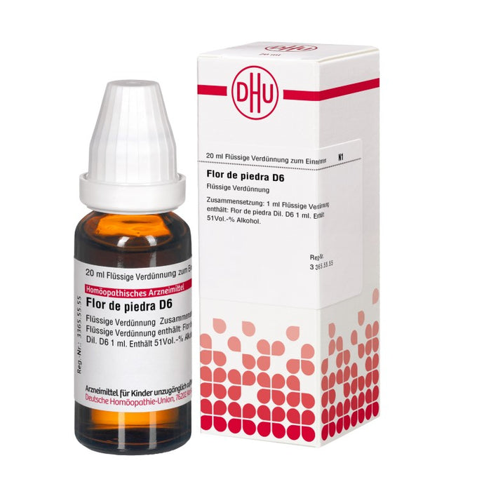 Flor de Piedra D6 DHU Dilution, 20 ml Lösung