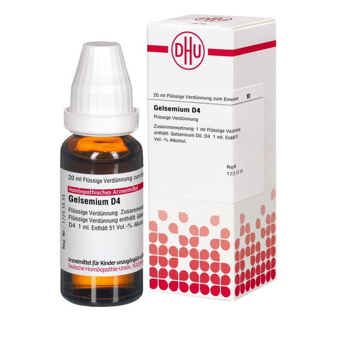 DHU Gelsemium D4 Dilution, 20 ml Lösung