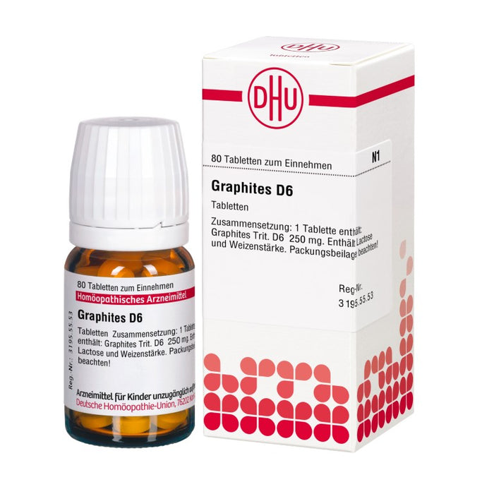 DHU Graphites D6 Tabletten, 80 pc Tablettes