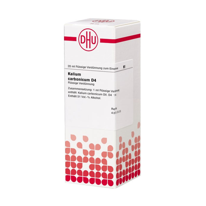 DHU Kalium carbonicum D4 Dilution, 20 ml Lösung