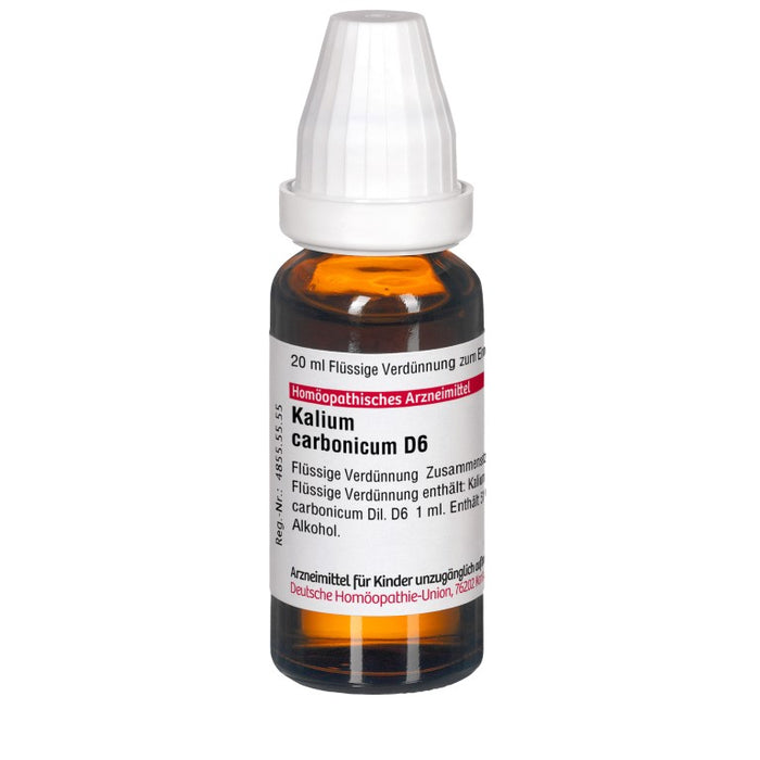 DHU Kalium carbonicum D6 Dilution, 20 ml Lösung