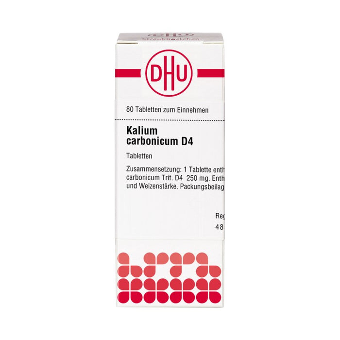 DHU Kalium carbonicum D4 Tabletten, 80 pc Tablettes