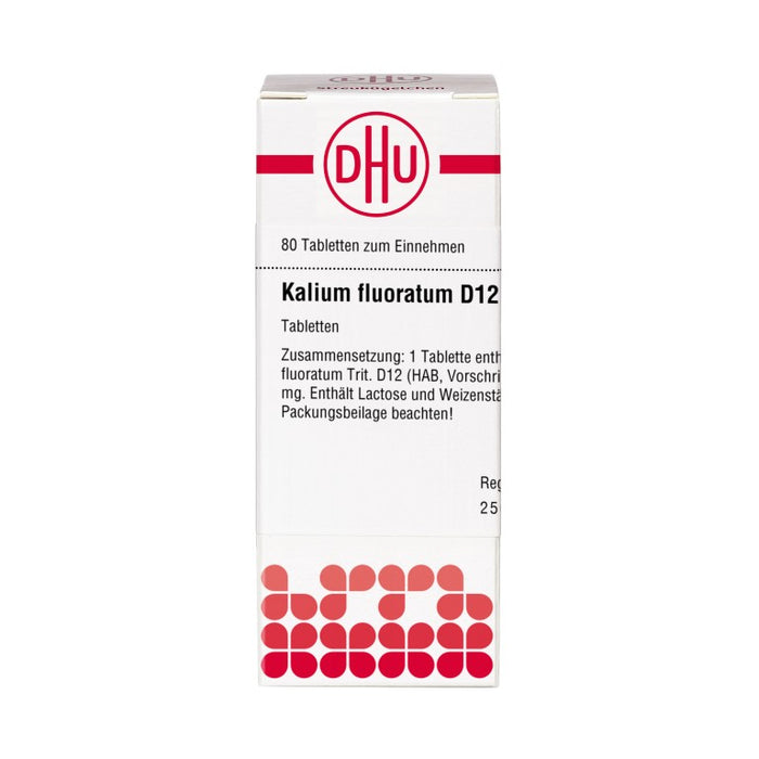 DHU Kalium fluoratum D12 Tabletten, 80 pc Tablettes