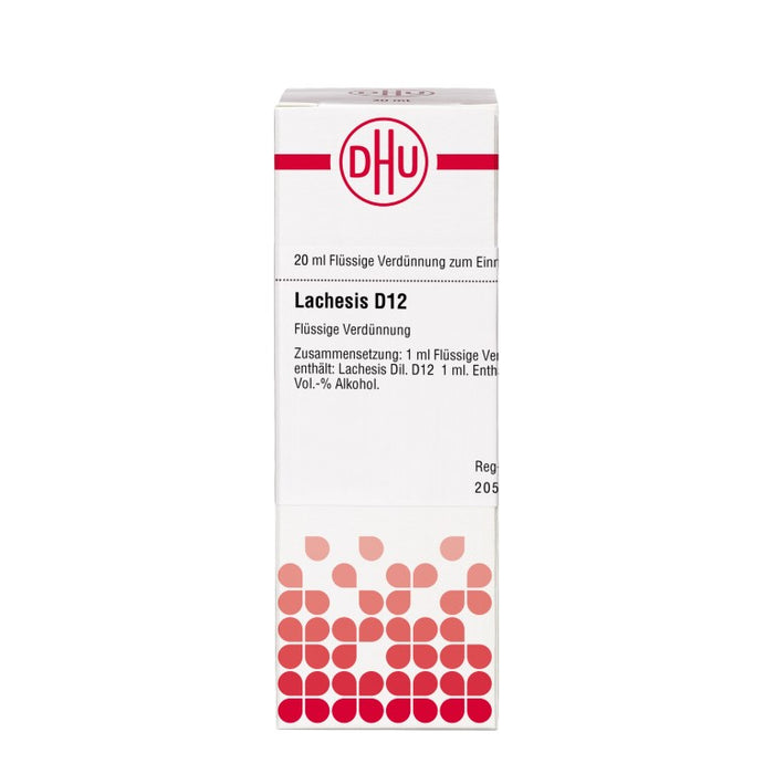 DHU Lachesis D12 Dilution, 20 ml Lösung