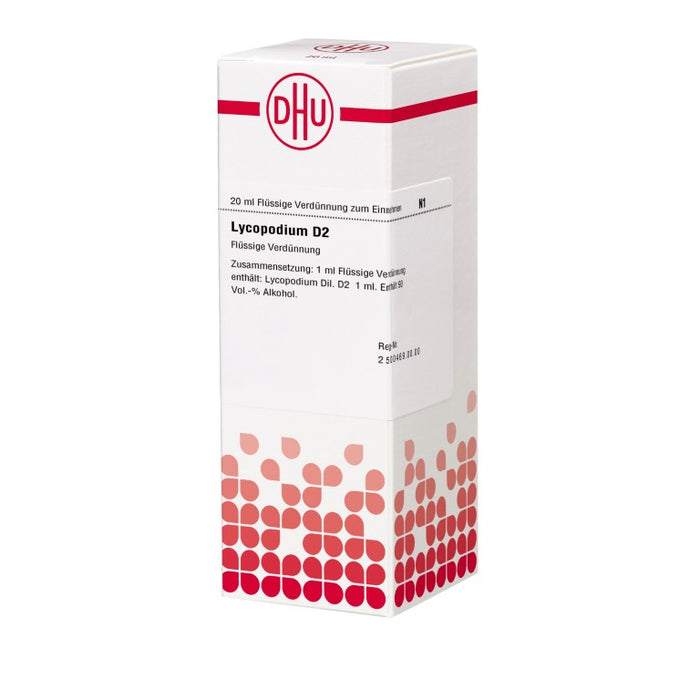 DHU Lycopodium D2 Dilution, 20 ml Lösung