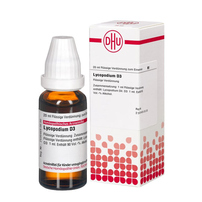 DHU Lycopodium D3 Dilution, 20 ml Lösung