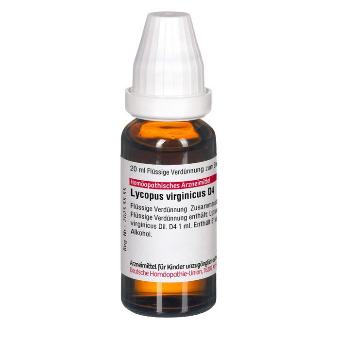 Lycopus virginicus D4 DHU Dilution, 20 ml Lösung