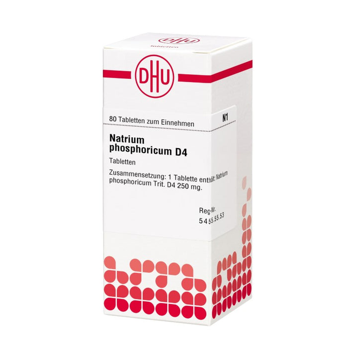 DHU Natrium phosphoricum D4 Tabletten, 80 pc Tablettes