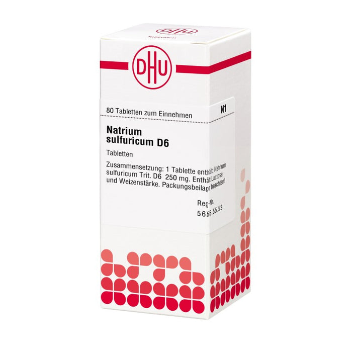 DHU Natrium sulfuricum D6 Tabletten, 80 pcs. Tablets