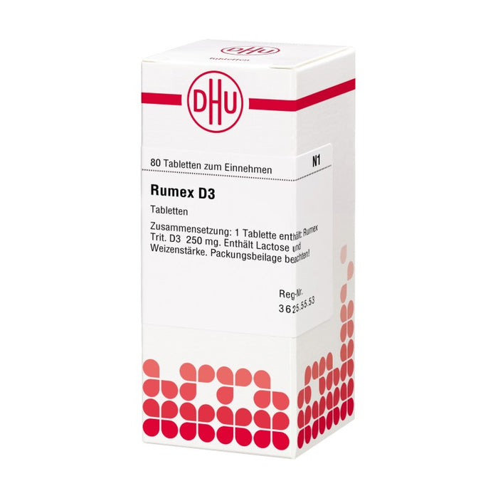 DHU Rumex D3 Tabletten, 80 St. Tabletten