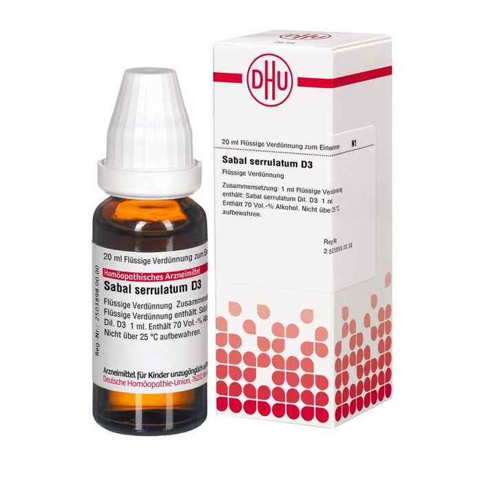 DHU Sabal serrulatum D3 Dilution, 20 ml Lösung