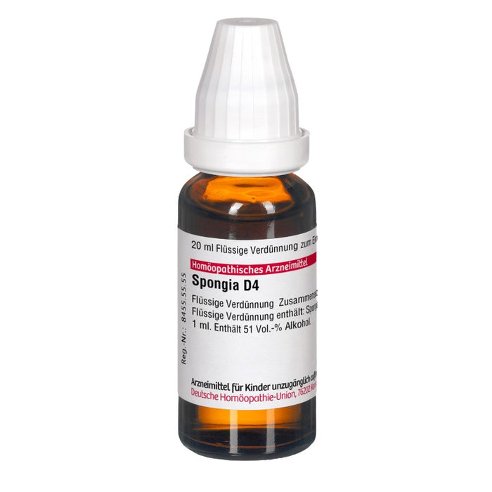 DHU Spongia D4 Dilution, 20 ml Lösung