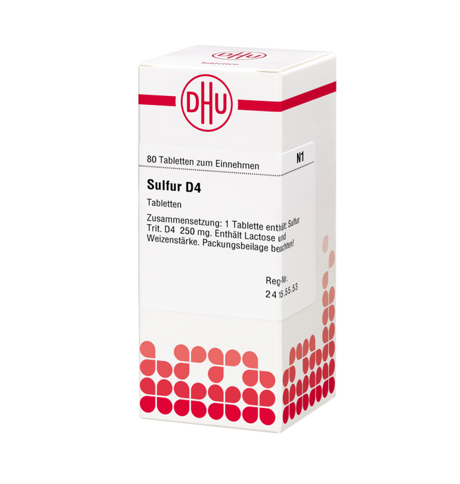 DHU Sulfur D4 Tabletten, 80 pcs. Tablets