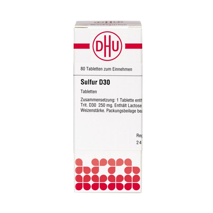 DHU Sulfur D30 Tabletten, 80 St. Tabletten