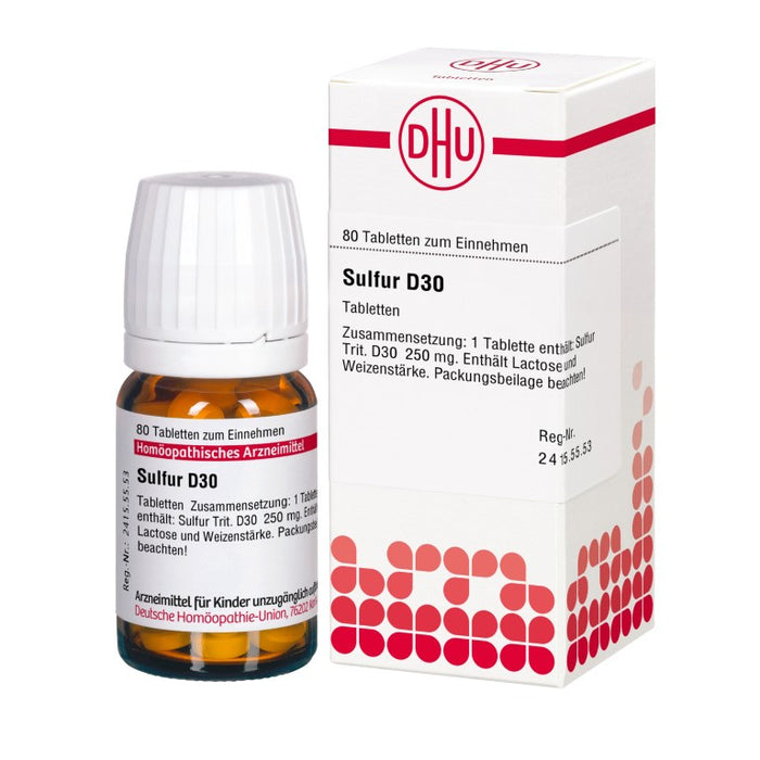 DHU Sulfur D30 Tabletten, 80 pcs. Tablets