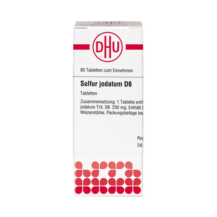 Sulfur jodatum D6 DHU Tabletten, 80 St. Tabletten