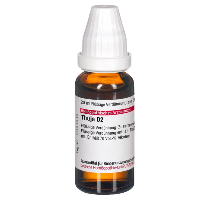 DHU Thuja D2 Dilution, 20 ml Lösung