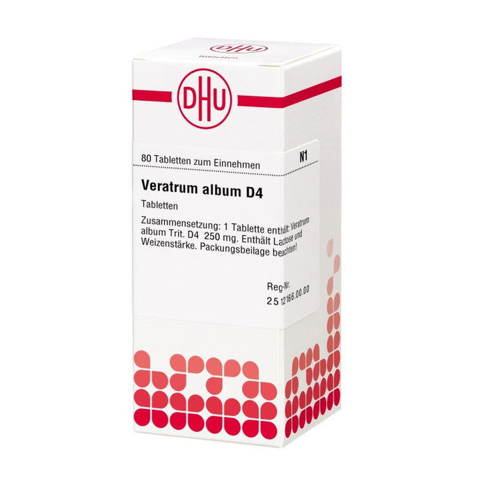 DHU Veratrum album D4 Tabletten, 80 pcs. Tablets