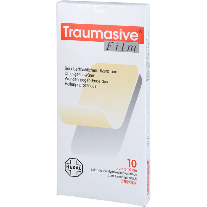 Traumasive Film 5 x 10 cm Hydrokolloidverband, 10 pcs. Wound dressings