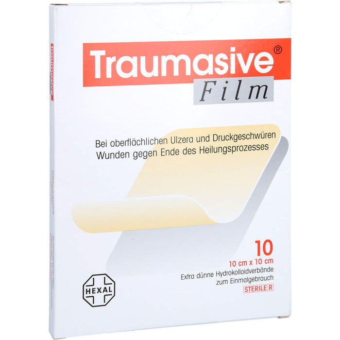 Traumasive Film 10 cm x 10 cm Hydrokolloidverband, 10 pc Pansements