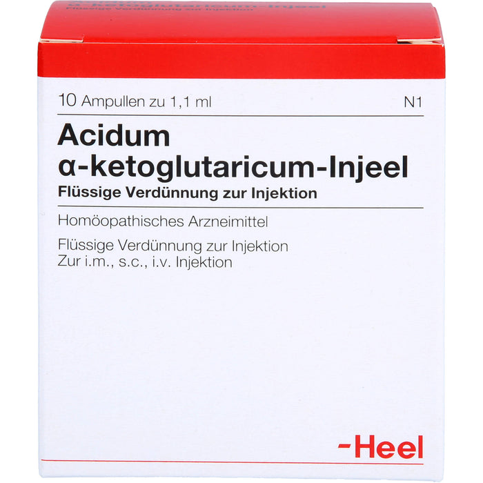 Acidum alpha-ketoglutaricum Injeel Amp., 10 St AMP