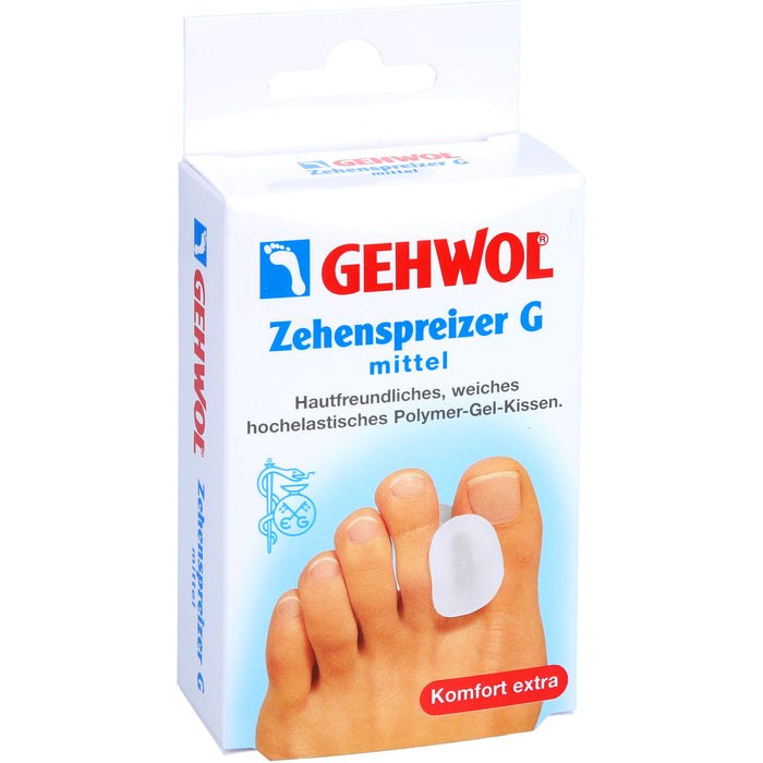 GEHWOL Zehenspreizer G mittel hochelastisches Polymer-Gel-Kissen, 3 pc Pansement