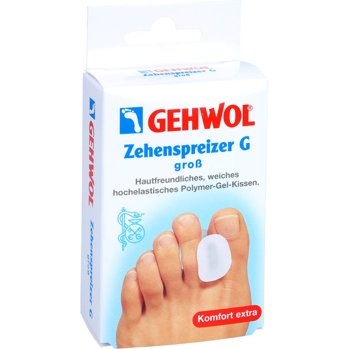 GEHWOL Zehenspreizer G groß hochelastisches Polymer-Gel-Kissen, 3 St. Pflaster