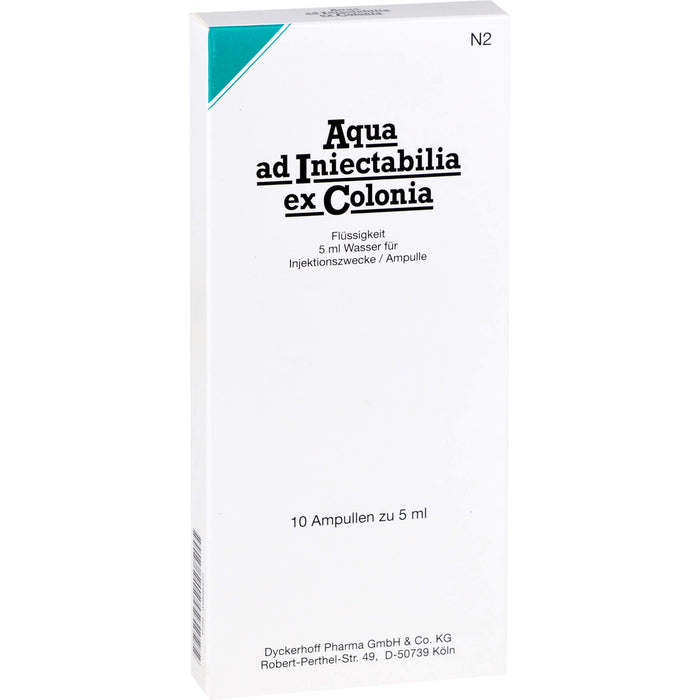 Aqua ad Iniectabilia ex Colonia Amp., 5ml, 10X5 ml AMP