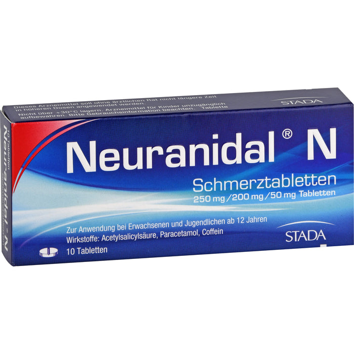 Neuranidal N Schmerztabletten, 10 pc Tablettes