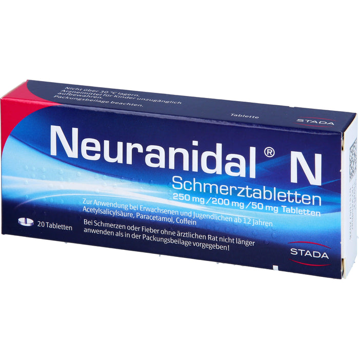 Neuranidal N Schmerztabletten, 20 St. Tabletten