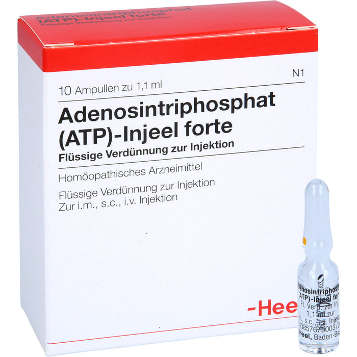 Adenosintriphosphat (ATP)-Injeel forte Ampullen, 10 pcs. Ampoules