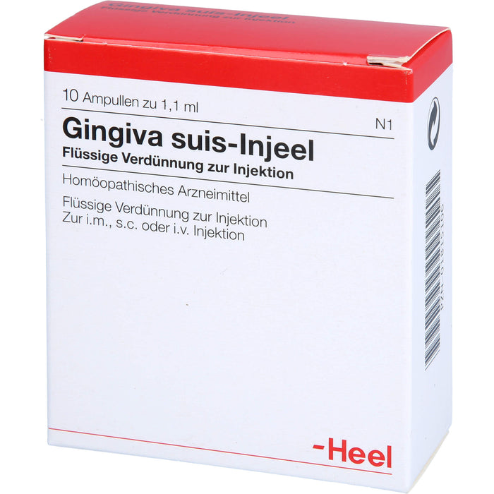 Gingiva suis-Injeel Ampullen, 10 pc Ampoules