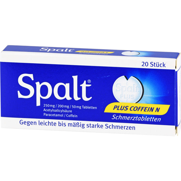 Spalt plus Coffein N Schmerztabletten, 20 pcs. Tablets