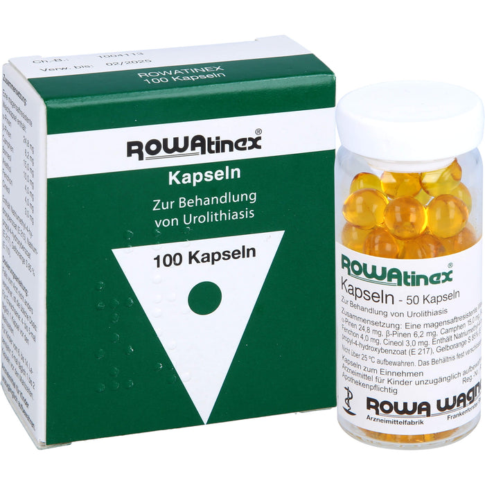 ROWAtinex Kapseln zur Behandlung von Urolithiasis, 100 St. Kapseln